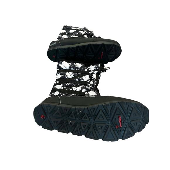 Pakems Women’s Lightweight Packable Ski Winter Boots Mid Calf- Cortina Paint - Picture 5 of 7